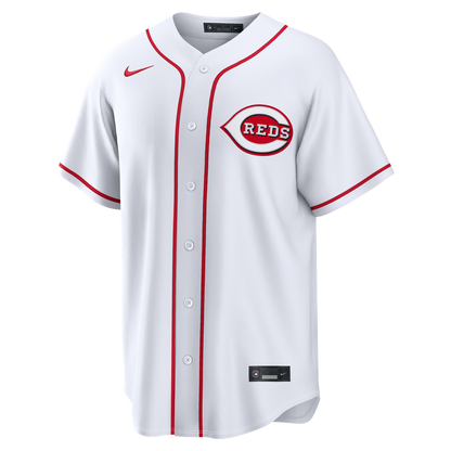 Cincinnati Reds Elly De La Cruz Nike Home Replica Jersey - White MLB Team Jersey Baseball Fan Apparel