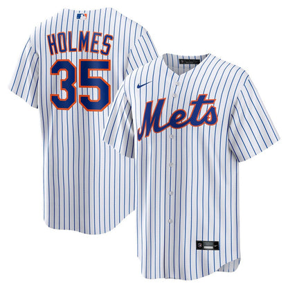 New York Mets Clay Holmes Nike Home Replica Jersey - White MLB Team Jersey Baseball Fan Apparel