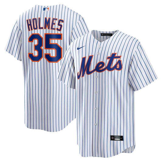 New York Mets Clay Holmes Nike Home Replica Jersey - White MLB Team Jersey Baseball Fan Apparel