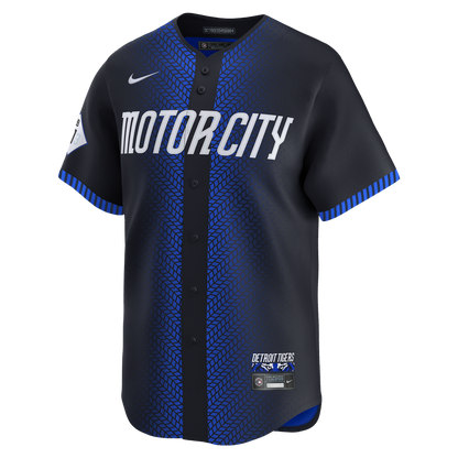Detroit Tigers Nike City Connect Limited Jersey - Blue MLB Team Jersey Baseball Fan Apparel