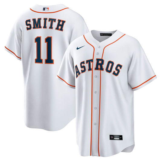 Houston Astros Cam Smith Nike Home Replica Jersey - White MLB Team Jersey Baseball Fan Apparel