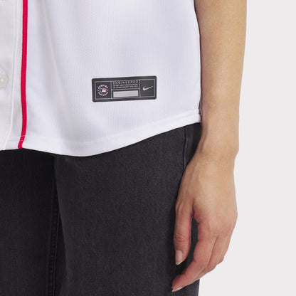 Cincinnati Reds Elly De La Cruz Nike Women's Home Limited Player Jersey - White MLB Team Jersey Baseball Fan Apparel