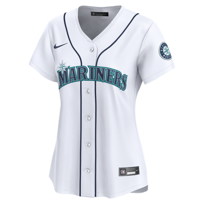 Seattle Mariners Julio Rodríguez Nike Women's Home Limited Jersey - White MLB Team Jersey Baseball Fan Apparel