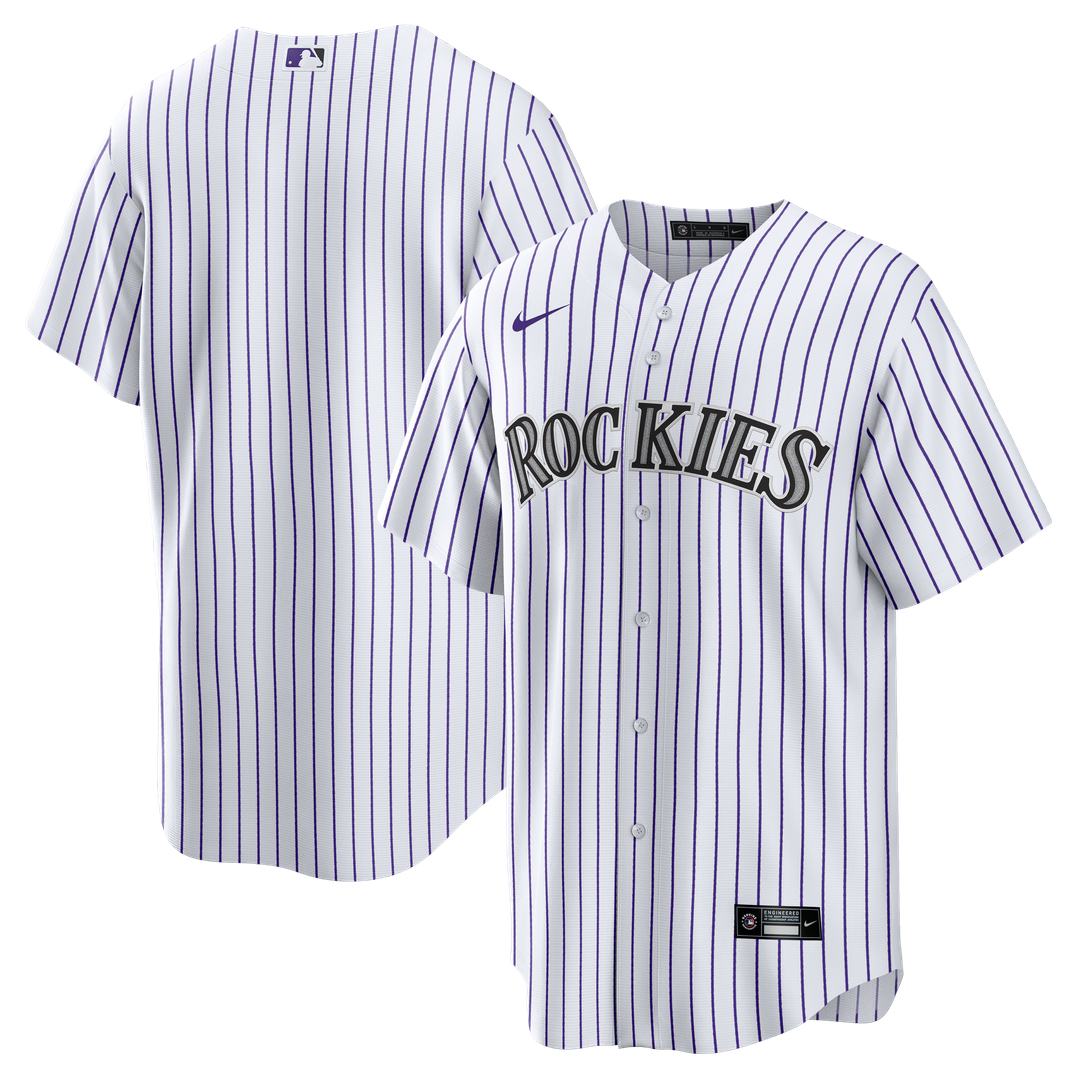 Colorado Rockies Nike Home Big & Tall Replica Jersey - White MLB Team Jersey Baseball Fan Apparel