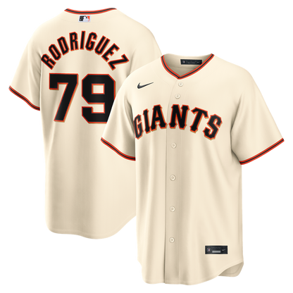 San Francisco Giants Jesus Rodriguez Nike Home Replica Jersey - Cream MLB Team Jersey Baseball Fan Apparel
