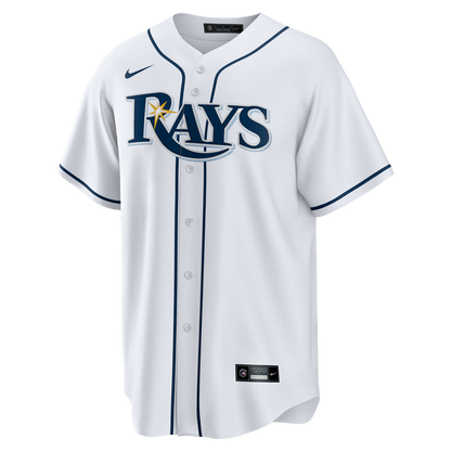 Tampa Bay Rays Nike Home Big & Tall Replica Jersey - White MLB Team Jersey Baseball Fan Apparel