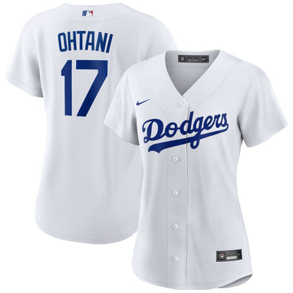 Los Angeles Dodgers Shohei Ohtani Nike Women's Home Replica Player Jersey - White MLB Team Jersey Baseball Fan Apparel