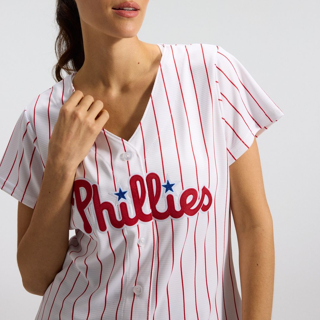 Philadelphia Phillies Nike Women's Home Replica Team Jersey - White MLB Team Jersey Baseball Fan Apparel