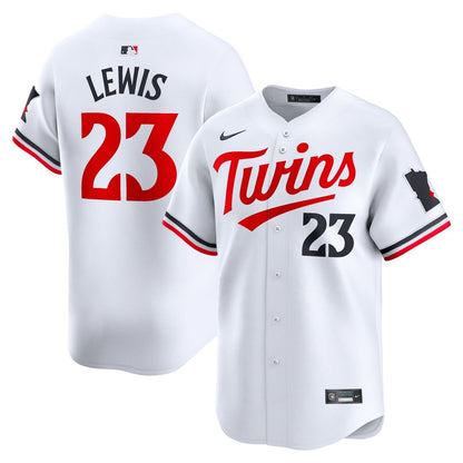 Minnesota Twins Royce Lewis Nike Home Limited Player Jersey - White MLB Team Jersey Baseball Fan Apparel