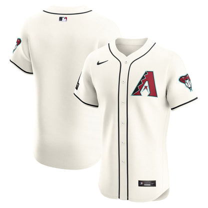 Arizona Diamondbacks Nike Home Elite Patch Jersey - White MLB Team Jersey Baseball Fan Apparel