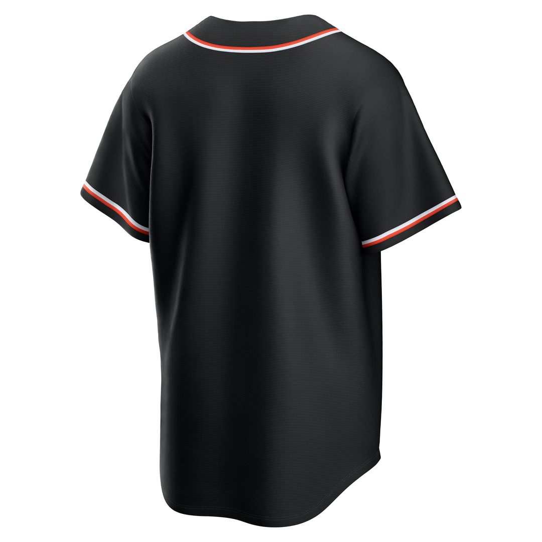 Baltimore Orioles Nike Fashion Replica Black Out Jersey MLB Team Jersey Baseball Fan Apparel