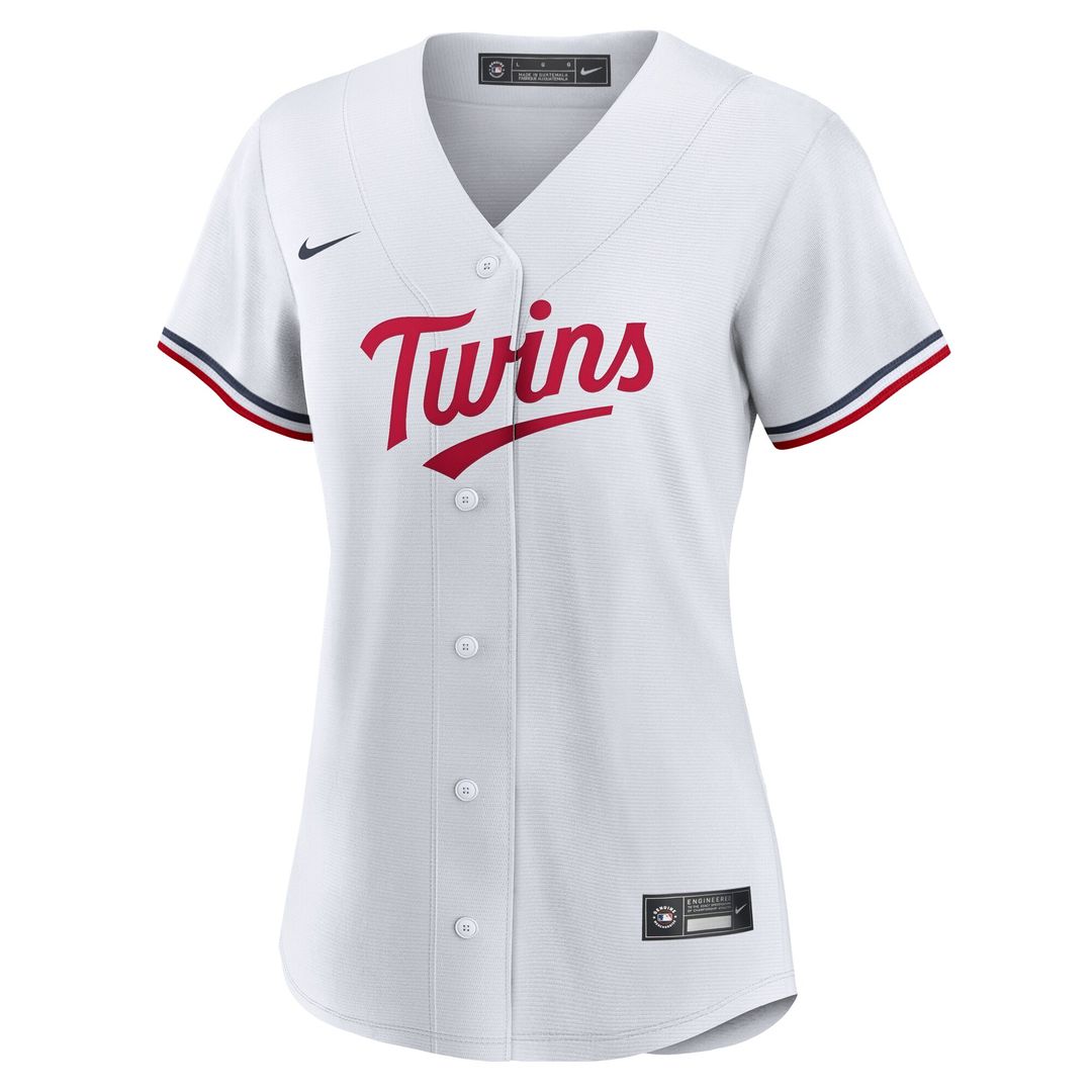 Minnesota Twins Royce Lewis Nike Women's Home Replica Jersey - White MLB Team Jersey Baseball Fan Apparel