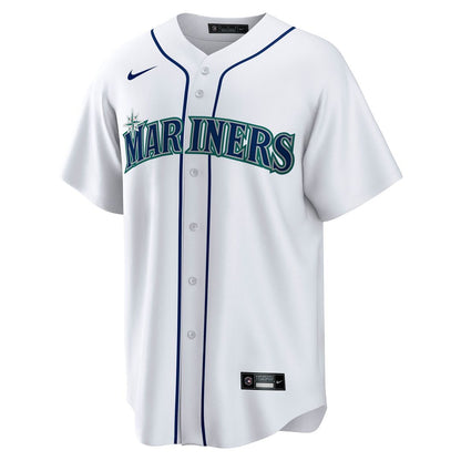 Seattle Mariners Cal Raleigh Nike Home Replica Player Jersey - White MLB Team Jersey Baseball Fan Apparel
