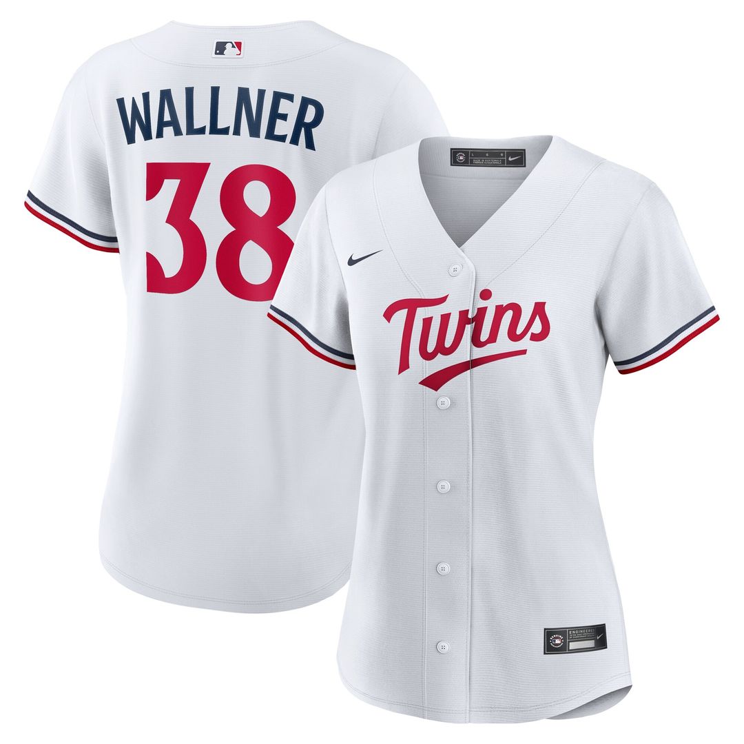 Minnesota Twins Matt Wallner Nike Women's Home Replica Jersey - White MLB Team Jersey Baseball Fan Apparel