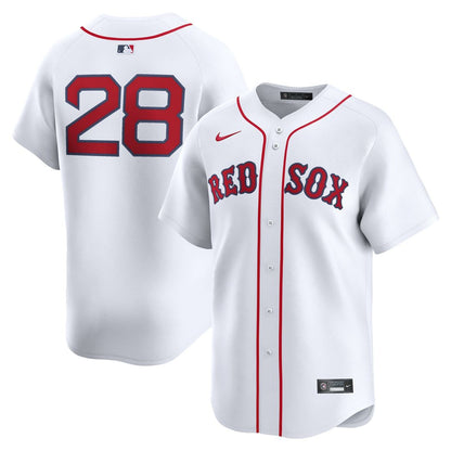 Boston Red Sox Kristian Campbell Nike Home Limited Jersey - White MLB Team Jersey Baseball Fan Apparel
