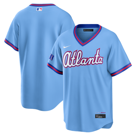 Atlanta Braves Nike 2026 City Connect Stadium Jersey - Powder Blue MLB Team Jersey Baseball Fan Apparel