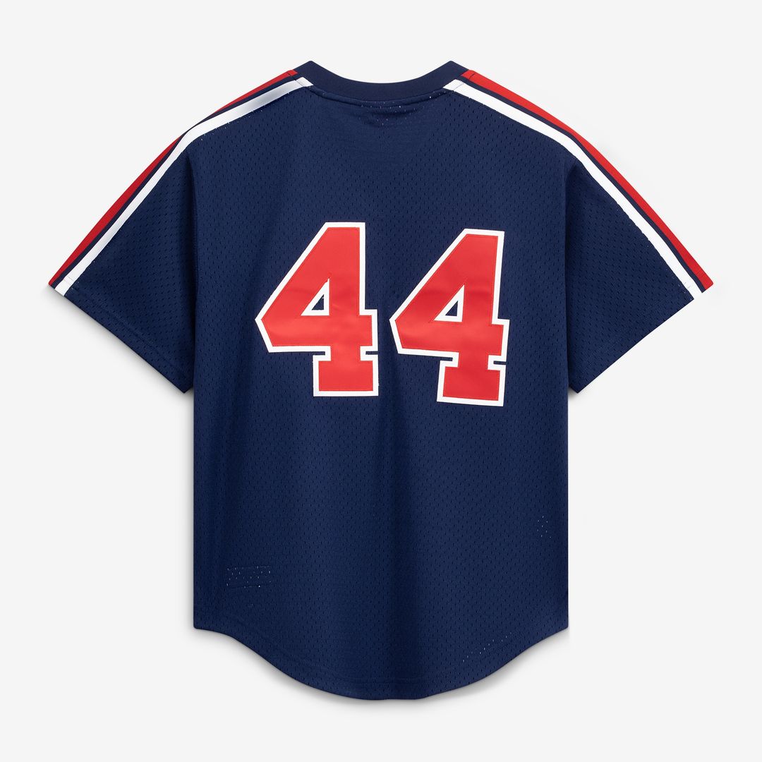 Reggie Jackson California Angels Mitchell & Ness Authentic Batting Practice Jersey - Navy MLB Team Jersey Baseball Fan Apparel