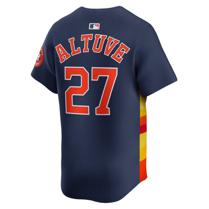Houston Astros Jose Altuve Nike Alternate Limited Player Jersey - Navy MLB Team Jersey Baseball Fan Apparel