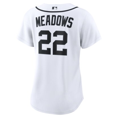 Detroit Tigers Parker Meadows Nike Women's Home Replica Jersey - White MLB Team Jersey Baseball Fan Apparel