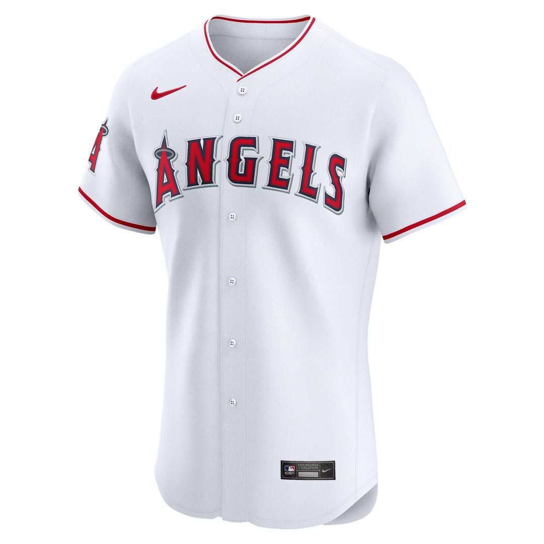Los Angeles Angels Nike Home Elite Jersey - White MLB Team Jersey Baseball Fan Apparel