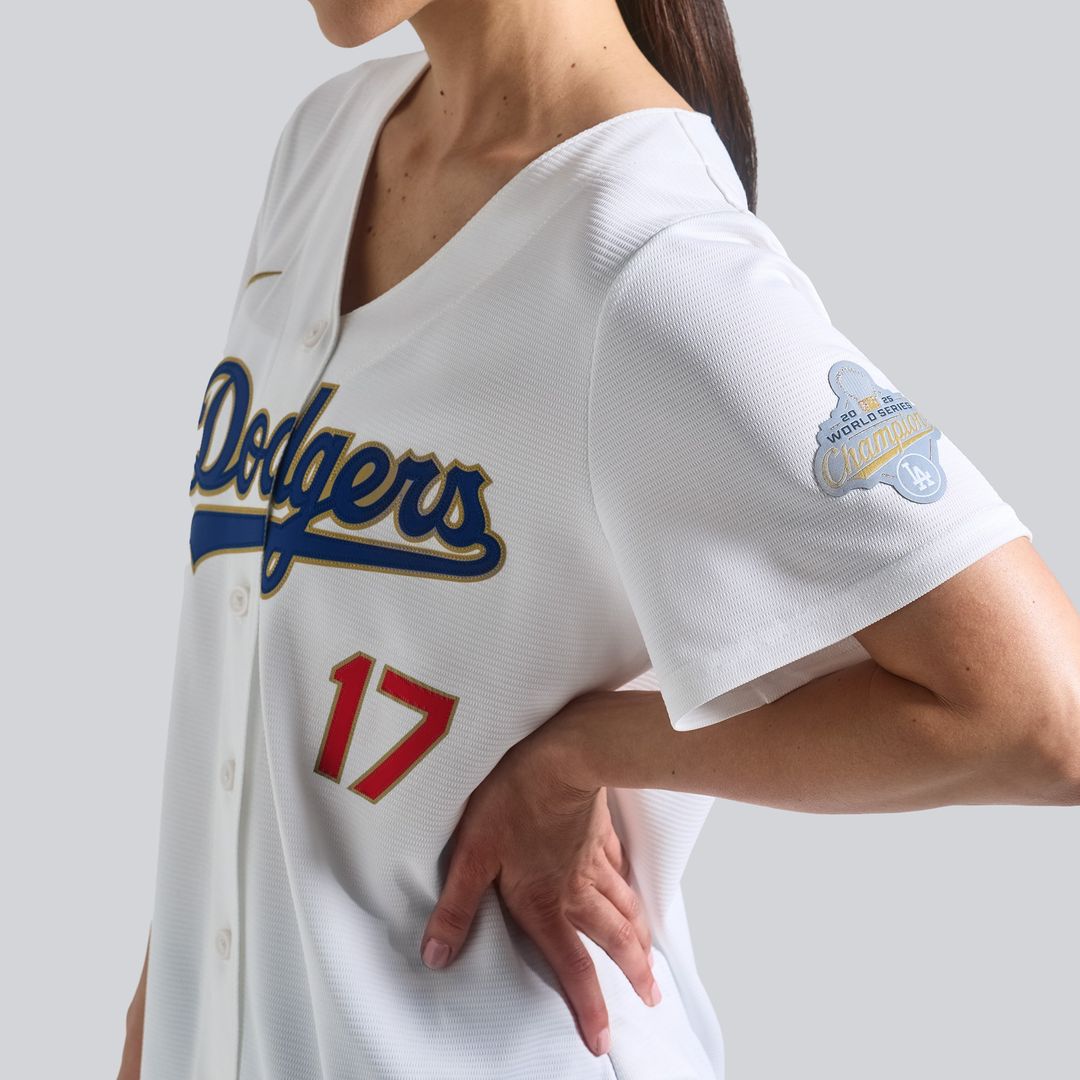 Los Angeles Dodgers Shohei Ohtani Nike Women's 2026 Gold Collection Stadium Jersey - White MLB Team Jersey Baseball Fan Apparel