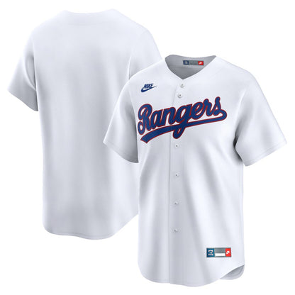 Texas Rangers Nike Cooperstown Limited Jersey - White MLB Team Jersey Baseball Fan Apparel