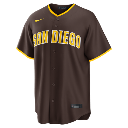 San Diego Padres Jackson Merrill Nike Road Replica Jersey - Brown MLB Team Jersey Baseball Fan Apparel