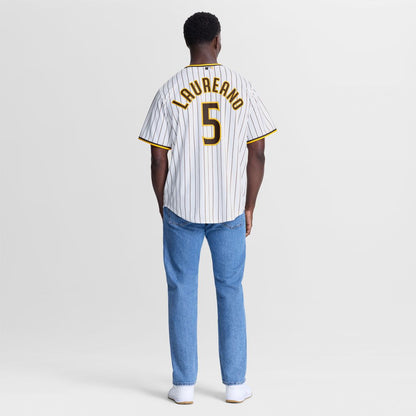 San Diego Padres Ramón Laureano Nike Home Replica Jersey - White MLB Team Jersey Baseball Fan Apparel