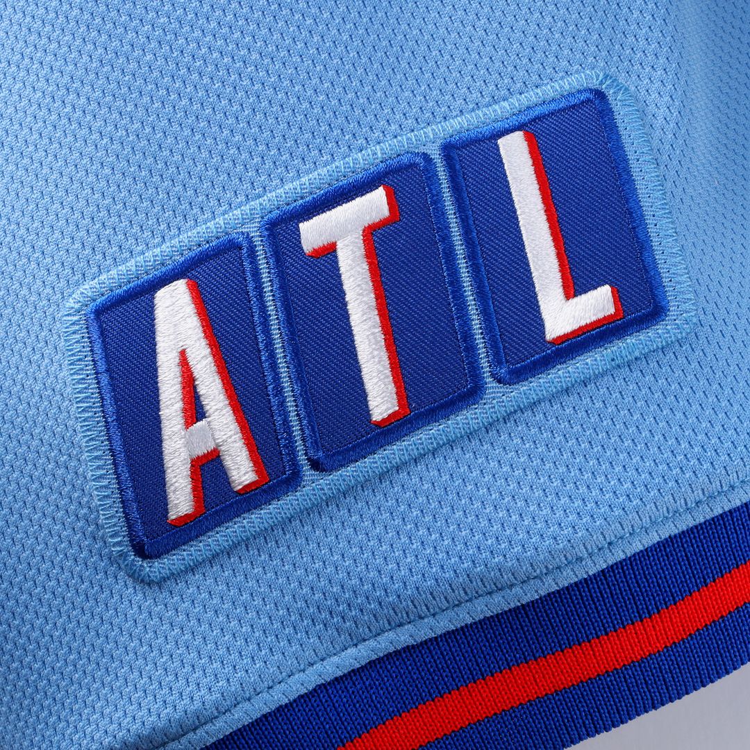 Atlanta Braves Nike 2026 City Connect Authentic Jersey - Powder Blue MLB Team Jersey Baseball Fan Apparel