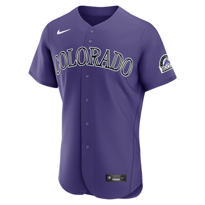 Colorado Rockies Nike Alternate Authentic Jersey - Purple MLB Team Jersey Baseball Fan Apparel