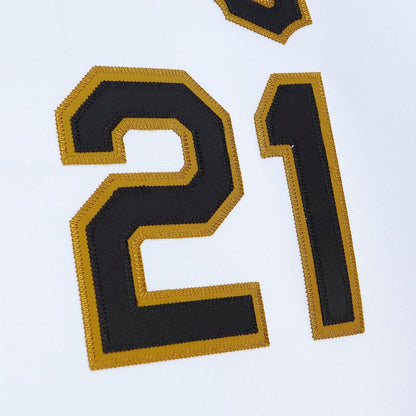 Pittsburgh Pirates Roberto Clemente Mitchell & Ness Cooperstown Authentic Jersey - White MLB Team Jersey Baseball Fan Apparel