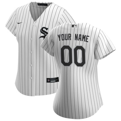 Chicago White Sox Nike Women's Home Replica Custom Jersey - White MLB Team Jersey Baseball Fan Apparel