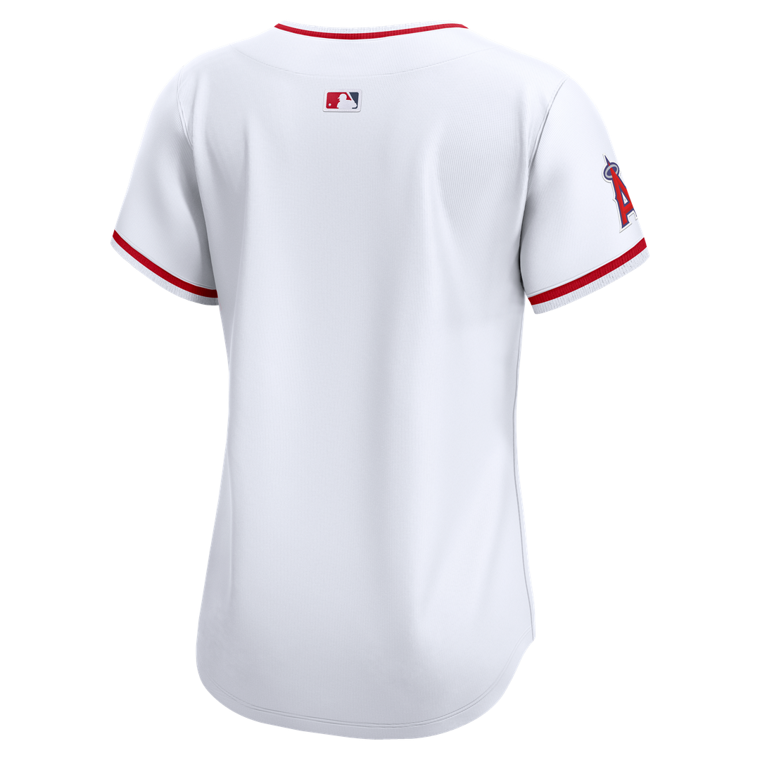 Los Angeles Angels Nike Women's Home Limited Jersey - White MLB Team Jersey Baseball Fan Apparel