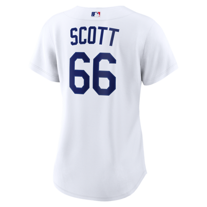 Los Angeles Dodgers Tanner Scott Nike Women's Home Replica Jersey - White MLB Team Jersey Baseball Fan Apparel