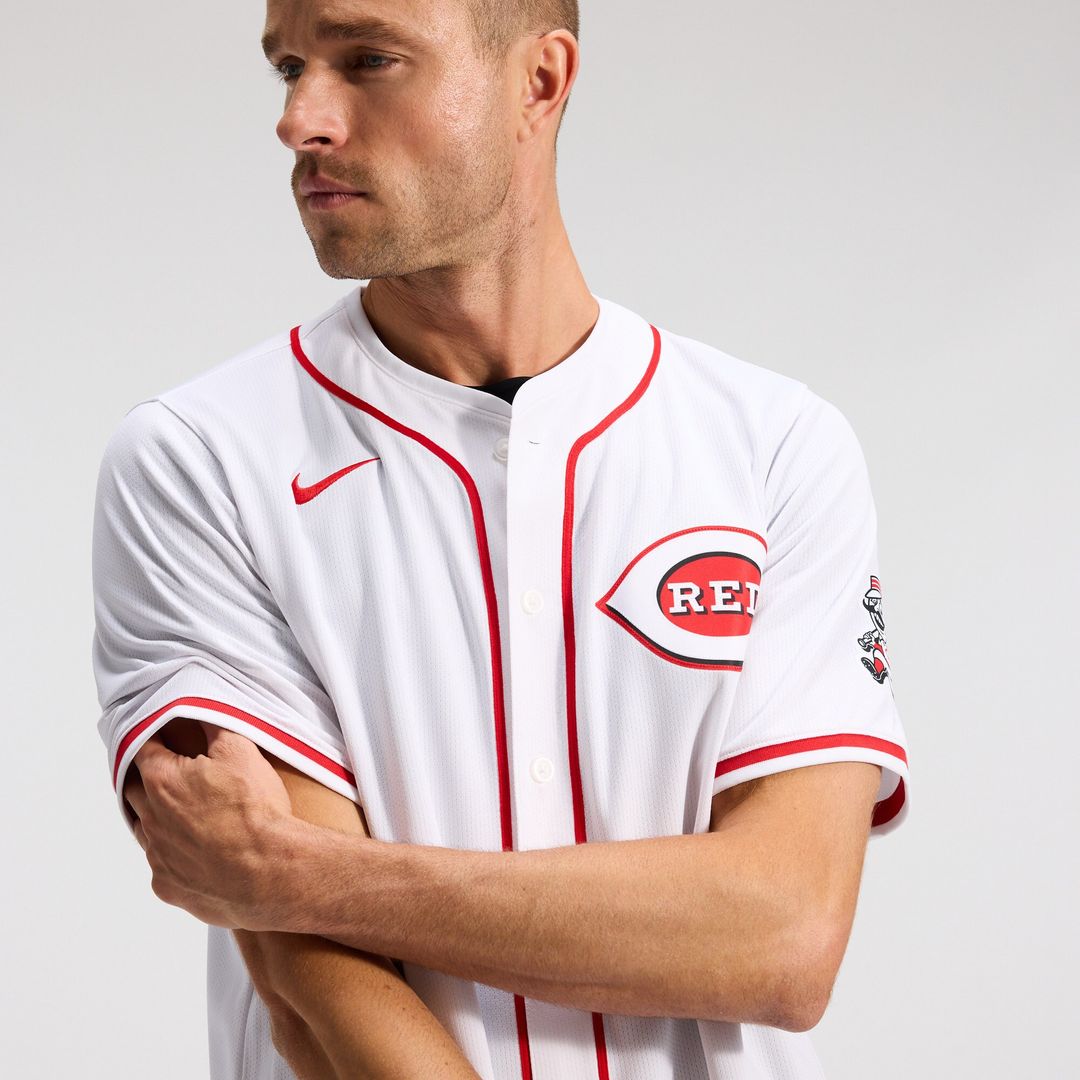 Cincinnati Reds Nike Home Limited Jersey - White MLB Team Jersey Baseball Fan Apparel