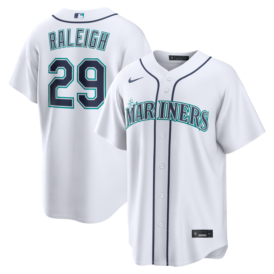 Seattle Mariners Cal Raleigh Nike Road Replica Jersey - Navy MLB Team Jersey Baseball Fan Apparel