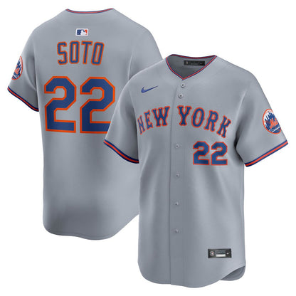 New York Mets Juan Soto Nike Home Limited Jersey - White MLB Team Jersey Baseball Fan Apparel
