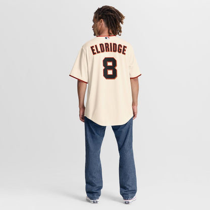 San Francisco Giants Bryce Eldridge Nike Home Replica Jersey - Cream MLB Team Jersey Baseball Fan Apparel
