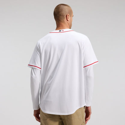 Cincinnati Reds Nike Home Replica Team Jersey - White MLB Team Jersey Baseball Fan Apparel