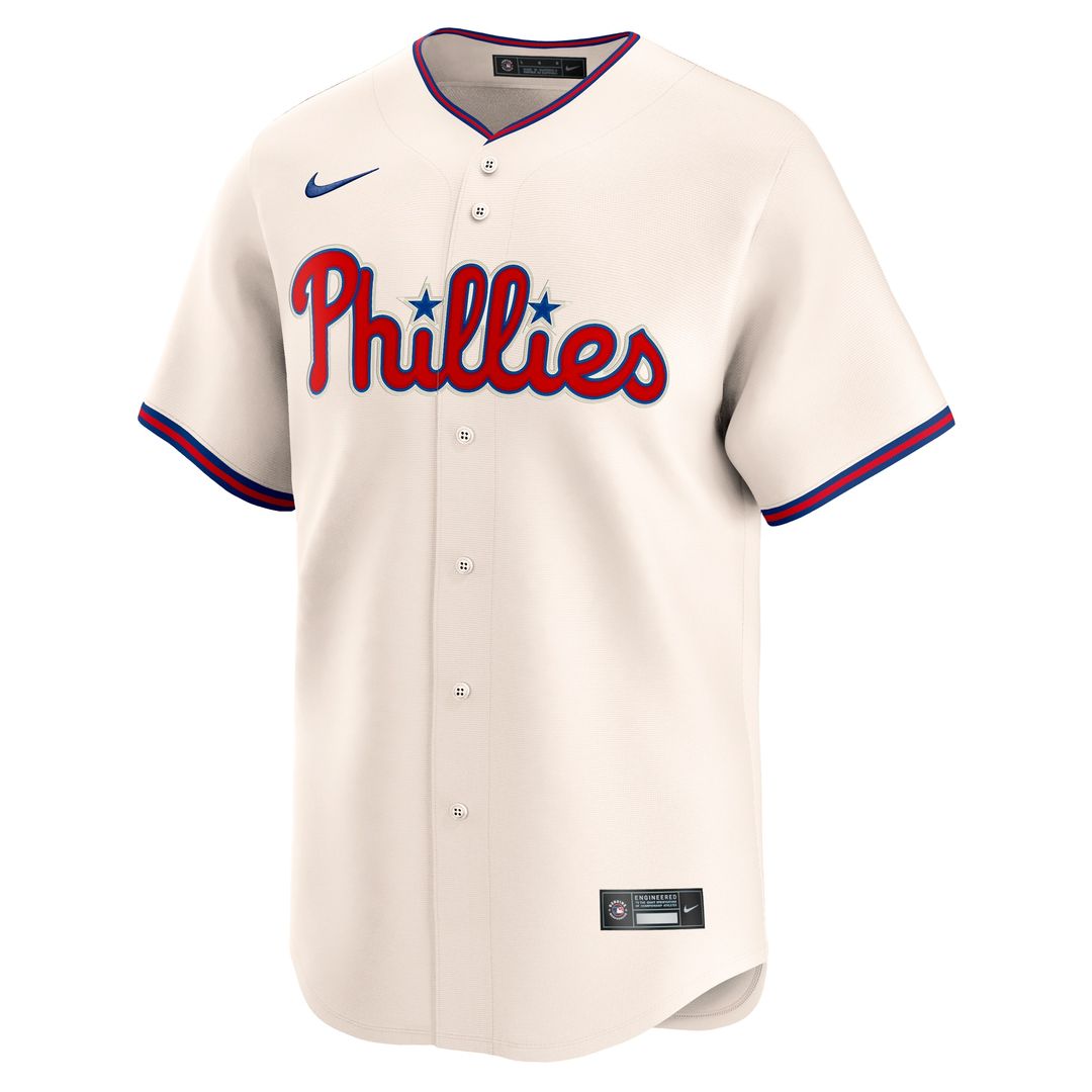 Philadelphia Phillies Bryce Harper Nike Alternate Limited Jersey - Cream MLB Team Jersey Baseball Fan Apparel