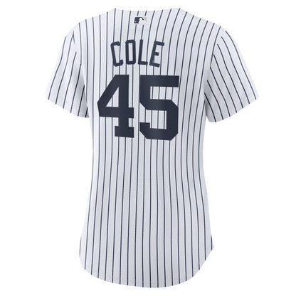 New York Yankees Gerrit Cole Nike Women's Home Replica Player Jersey - White MLB Team Jersey Baseball Fan Apparel