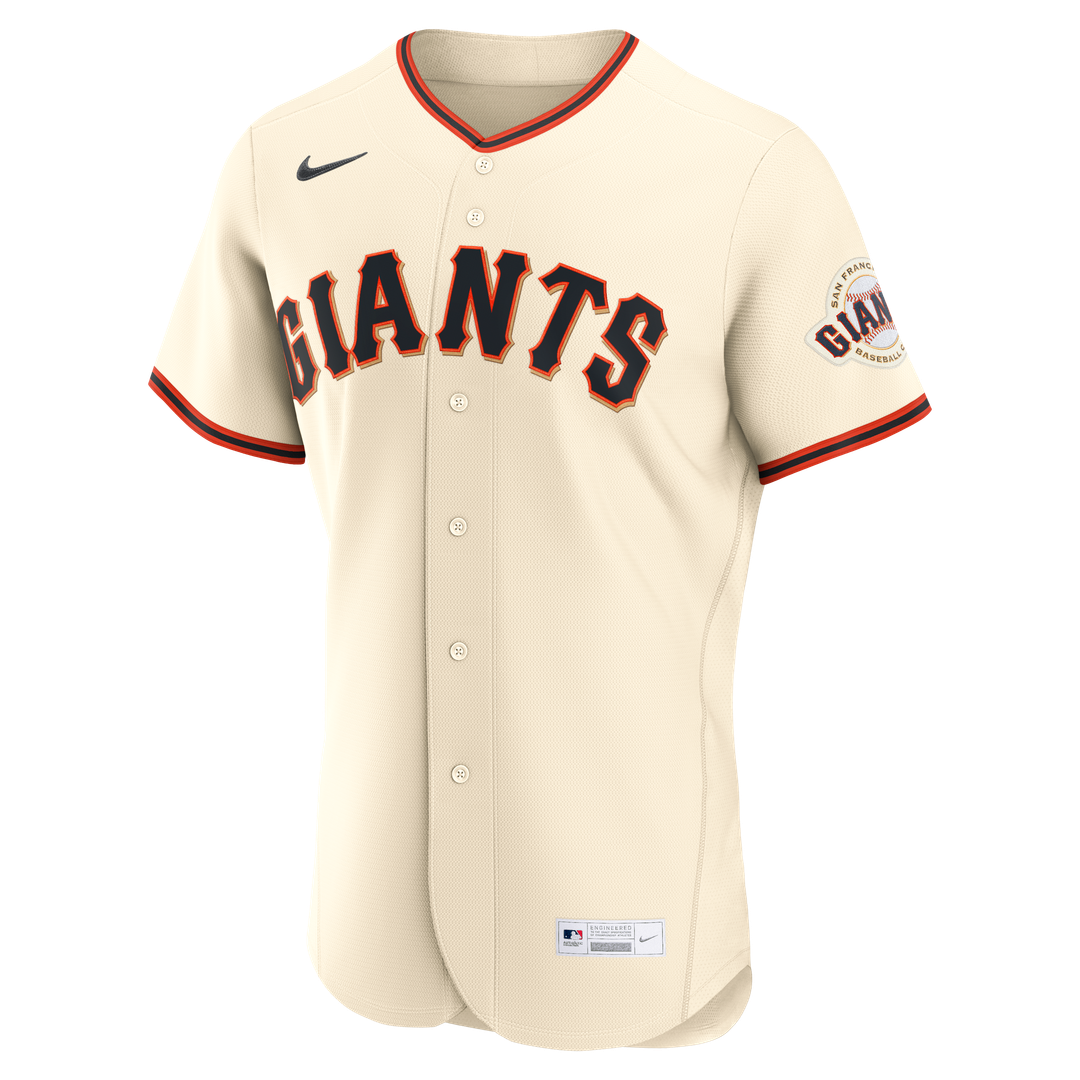 San Francisco Giants Nike Home Authentic Custom Jersey - Cream MLB Team Jersey Baseball Fan Apparel