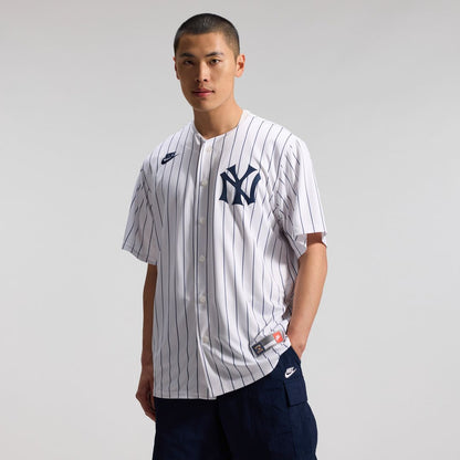New York Yankees Babe Ruth Nike Throwback Cooperstown Limited Jersey - White MLB Team Jersey Baseball Fan Apparel