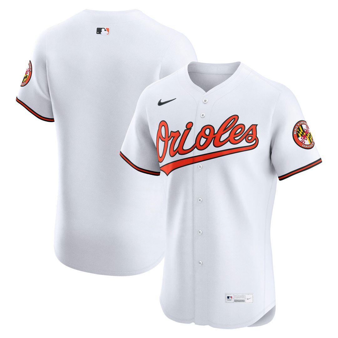 Baltimore Orioles Nike Alternate 2 Elite Jersey - Orange MLB Team Jersey Baseball Fan Apparel