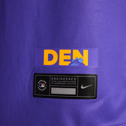 Colorado Rockies Nike 2025 City Connect Limited Jersey - Purple/Light Blue MLB Team Jersey Baseball Fan Apparel