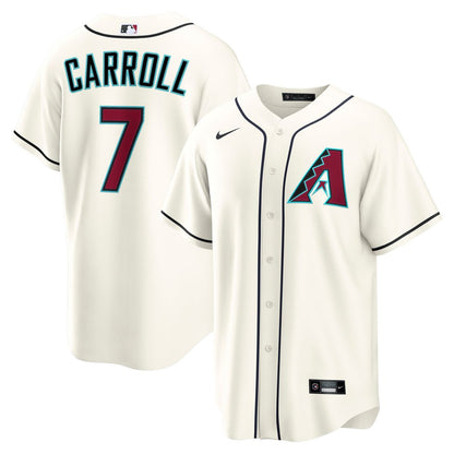 Arizona Diamondbacks Corbin Carroll Nike Home Replica Jersey - Cream MLB Team Jersey Baseball Fan Apparel