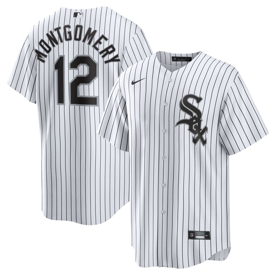 Chicago White Sox Colson Montgomery Nike Home Replica Jersey - White MLB Team Jersey Baseball Fan Apparel