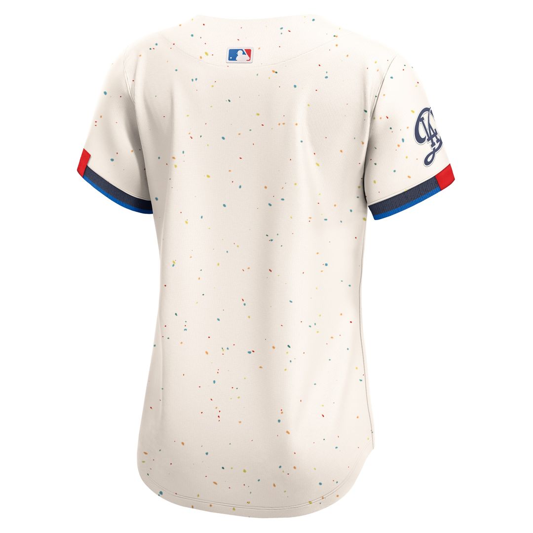 Los Angeles Dodgers Nike Women's City Connect Limited Jersey - Cream MLB Team Jersey Baseball Fan Apparel