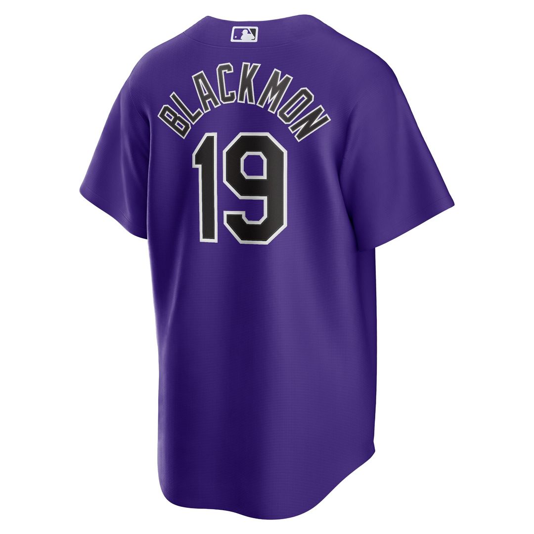 Colorado Rockies Charlie Blackmon Nike Alternate Replica Player Name Jersey - Purple MLB Team Jersey Baseball Fan Apparel