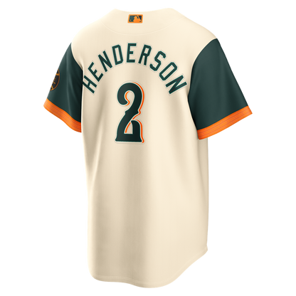 Baltimore Orioles Gunnar Henderson Nike 2026 City Connect Stadium Jersey - Cream MLB Team Jersey Baseball Fan Apparel